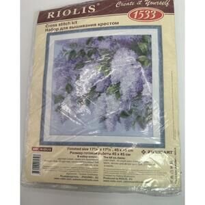 Cross-stitch Kit Lilacs After The Rain 1533 RIOLIS 14ct